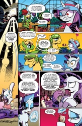 Size: 1040x1600 | Tagged: safe, artist:andy price, idw, official comic, rarity, g4, micro-series #3, my little pony micro-series, spoiler:comic, spanish, translation