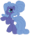 Size: 332x389 | Tagged: safe, artist:stinkek, color edit, princess luna, rainbow dash (g3), g3, g3.5, g4, female, palette swap, recolor, s1 luna, simple background, solo