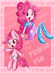 Size: 3000x4000 | Tagged: safe, artist:anggrc, pinkie pie, human, equestria girls, g4, cute, diapinkes, duality, high res, human ponidox, looking at you, open mouth, smiling