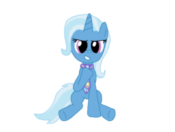 Size: 1632x1224 | Tagged: safe, artist:shiverbear, trixie, pony, unicorn, g4, female, mare, necktie, smiling, solo