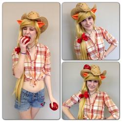 Size: 1024x1024 | Tagged: safe, applejack, human, g4, cosplay, irl, irl human, photo