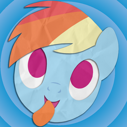 Size: 700x700 | Tagged: safe, artist:narflarg, rainbow dash, g4, female, solo