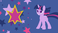 Size: 1920x1080 | Tagged: safe, artist:narflarg, twilight sparkle, pony, unicorn, g4, female, lineless, mare, minimalist, modern art, no pupils, palindrome get, solo, wallpaper, windswept mane