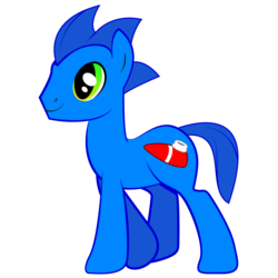 Size: 792x792 | Tagged: safe, artist:timewarp33, pony, male, ponified, simple background, solo, sonic the hedgehog, sonic the hedgehog (series), transparent background, vector