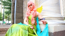 Size: 700x394 | Tagged: safe, artist:rose0fmay, fluttershy, human, g4, cosplay, irl, irl human, photo, solo