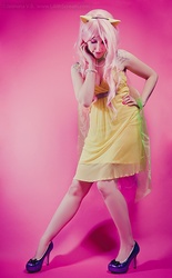 Size: 559x900 | Tagged: safe, artist:lilithscream, fluttershy, human, g4, cosplay, high heels, irl, irl human, photo, solo