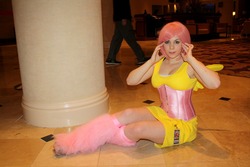 Size: 1280x853 | Tagged: safe, fluttershy, human, g4, clothes, corset, cosplay, irl, irl human, photo