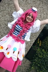 Size: 1280x1920 | Tagged: safe, pinkie pie, human, g4, cosplay, irl, irl human, photo, solo