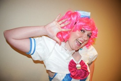 Size: 1280x853 | Tagged: safe, artist:rose0fmay, pinkie pie, human, g4, cosplay, irl, irl human, photo, solo
