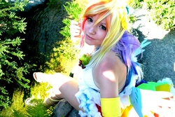 Size: 640x427 | Tagged: safe, rainbow dash, human, g4, cosplay, irl, irl human, photo, solo