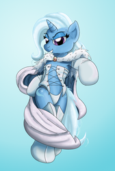 Size: 600x893 | Tagged: safe, artist:xnosidex, trixie, pony, g4, bipedal, crossover, emma frost, female, ponified, solo, x-men