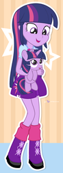 Size: 330x900 | Tagged: safe, artist:dm29, twilight sparkle, alicorn, human, pony, equestria girls, g4, cute, duo, filly, filly twilight sparkle, holding a pony, human ponidox, petting, twiabetes, twilight sparkle (alicorn)