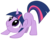 Size: 4273x3325 | Tagged: safe, artist:dentist73548, artist:sibsy, twilight sparkle, pony, unicorn, g4, colored, female, filly, high res, simple background, solo, transparent background, unicorn twilight, vector