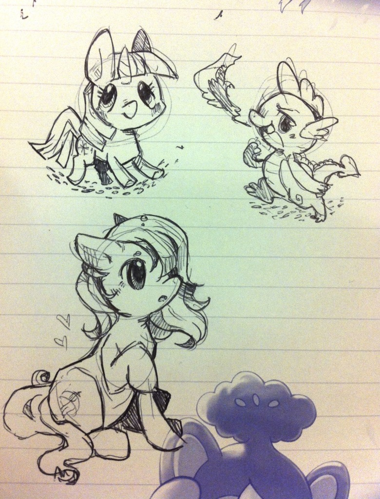 #371672 - safe, artist:mi-eau, spike, twilight sparkle, g4, pokémon