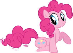 Size: 5479x4000 | Tagged: safe, artist:intbrony, artist:pixiepea, pinkie pie, g4, absurd resolution, female, simple background, solo, transparent background, vector