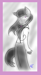 Size: 1660x3004 | Tagged: safe, artist:tunderi, octavia melody, earth pony, anthro, g4, clothes, female, solo