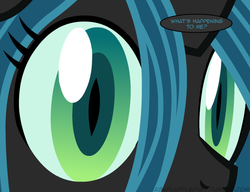 Size: 650x500 | Tagged: safe, queen chrysalis, tumblr:ask fluffle puff, g4, female, solo