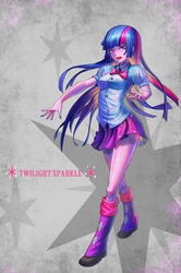 Size: 796x1200 | Tagged: safe, artist:takos000, twilight sparkle, equestria girls, g4, female, solo