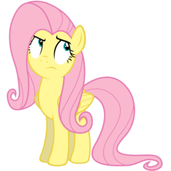 Size: 900x900 | Tagged: safe, artist:yanoda, fluttershy, pegasus, pony, g4, eyeroll, female, simple background, solo, transparent background, vector