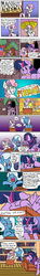 Size: 1750x11886 | Tagged: safe, artist:fauxsquared, sweetie belle, trixie, twilight sparkle, alicorn, pony, trixie is magic, g4, ben-day dots, comic, facedesk, female, inconvenient trixie, mare, pyro belle, twilight sparkle (alicorn)