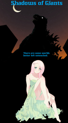 Size: 1024x1835 | Tagged: safe, fluttershy, human, kaiju, g4, crossover, fanfic, godzilla, godzilla (series), humanized, shadows of giants, text