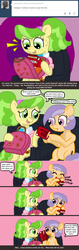 Size: 641x2016 | Tagged: safe, artist:ficficponyfic, chickadee, ms. peachbottom, oc, cyoa:peachbottom's quest, g4, cyoa, jezzie belle, tumblr