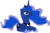 Size: 4492x3000 | Tagged: safe, artist:fennrick, princess luna, alicorn, pony, g4, female, high res, mare, prone, simple background, solo, transparent background, vector