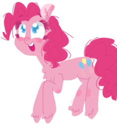 Size: 867x921 | Tagged: safe, artist:lulucario, pinkie pie, g4, female, solo
