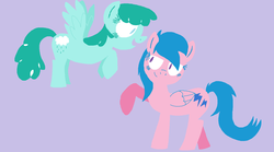 Size: 1024x570 | Tagged: safe, artist:fedorabow, firefly, spring melody, sprinkle medley, g1, g4, female, g1 to g4, generation leap, lesbian, ship:medlefly, shipping