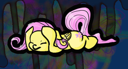 Size: 638x346 | Tagged: safe, artist:rastaquouere69, fluttershy, g4, female, solo