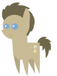 Size: 1161x1552 | Tagged: safe, artist:minipones, doctor whooves, time turner, g4, male, pointy ponies, solo