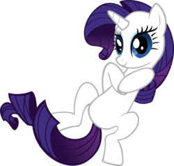 Size: 2271x2164 | Tagged: safe, artist:ocarina0ftimelord, rarity, pony, unicorn, g4, bellyrubs, female, mare, on back, simple background, solo, transparent background, vector