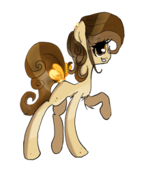 Size: 772x900 | Tagged: safe, artist:nihhal, oc, oc only, earth pony, pony, bow, earring, marcepan, solo