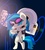 Size: 1080x1200 | Tagged: safe, artist:dambitail, dj pon-3, vinyl scratch, pony, g4, bipedal, female, solo