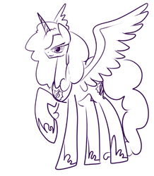 Size: 527x603 | Tagged: safe, artist:inlucidreverie, oc, oc only, oc:paintblood, alicorn, pony, eyelashes, femboy, male, sketch, solo