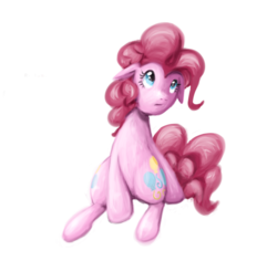Size: 900x849 | Tagged: safe, artist:inlucidreverie, pinkie pie, earth pony, pony, g4, female, simple background, solo, transparent background