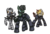 Size: 900x609 | Tagged: safe, artist:inlucidreverie, oc, oc only, pony, unicorn, zebra, fallout equestria, armor, beard, gun, magic, simple background, telekinesis, transparent background