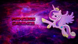 Size: 2732x1536 | Tagged: safe, artist:jamesg2498, princess cadance, g4, female, solo, space, vector, wallpaper