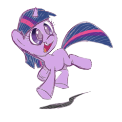 Size: 372x372 | Tagged: safe, artist:sibsy, twilight sparkle, g4, colored, female, filly, solo