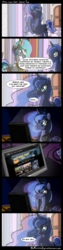 Size: 680x2720 | Tagged: safe, artist:myminiatureequine, princess celestia, princess luna, gamer luna, g4, comic, dashface, steam, steam (software), yawn