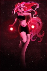 Size: 590x885 | Tagged: safe, artist:cosmicunicorn, galaxy (g1), anthro, g1, female, solo