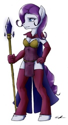 Size: 704x1292 | Tagged: safe, artist:gabbstuff, rarity, anthro, g4, female, mage, solo