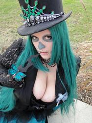 Size: 768x1024 | Tagged: safe, artist:alienpinupgirl, queen chrysalis, human, g4, cosplay, irl, irl human, photo, solo