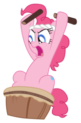 Size: 3317x5000 | Tagged: safe, artist:esipode, idw, pinkie pie, g4, drums, female, hortator, musical instrument, solo, taiko