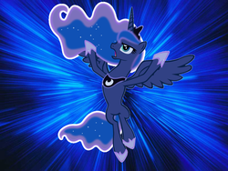 Size: 1280x960 | Tagged: safe, artist:phenomdashx4, princess luna, g4, female, nightmare night, solo, vortec space, windows xp