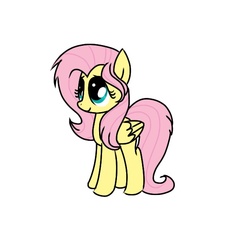 Size: 550x600 | Tagged: safe, artist:bristlestream, fluttershy, g4, female, messy mane, solo