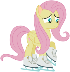 Size: 1280x1306 | Tagged: safe, artist:hankovich, fluttershy, g4, female, skating, solo