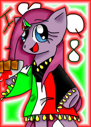 Size: 744x1037 | Tagged: safe, artist:voidless-rogue, pinkie pie, g4, female, flag, kuwait, pinkamena diane pie, solo