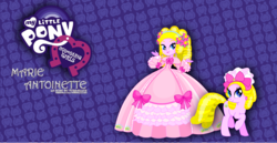 Size: 2050x1056 | Tagged: safe, artist:jucamovi1992, equestria girls, g4, clothes, dress, equestria girls-ified, gown, marie antoinette, ponified, the rose of versailles