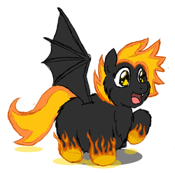 Size: 1165x1150 | Tagged: safe, artist:fluffsplosion, fluffy pony, nightmare, solo